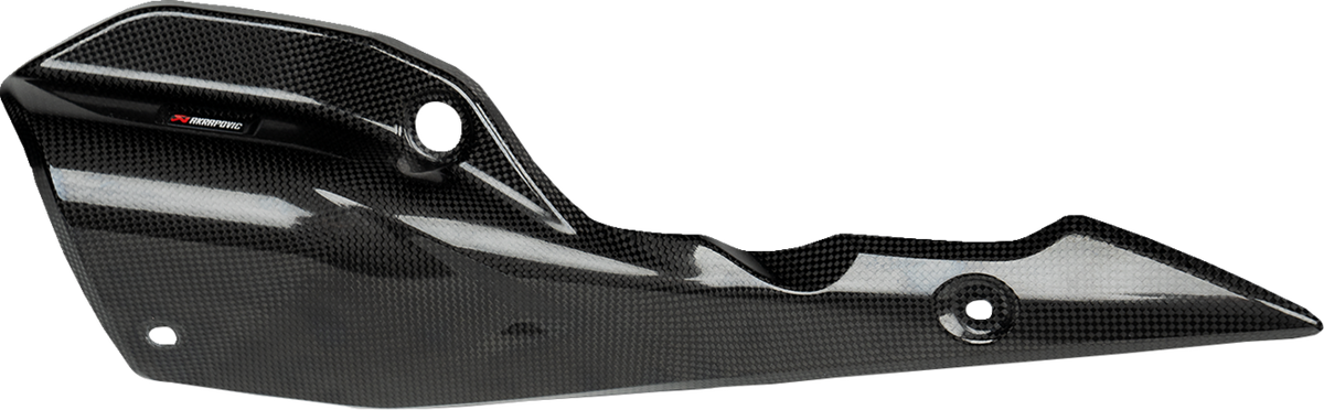 Akrapovic Heat Shield - Carbon Fiber - Without Center Stand