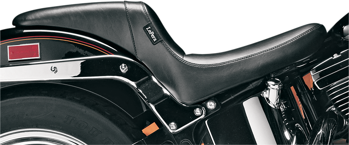 Le Pera Daytona Sport Seat - Smooth - Black - Softail '84-'99