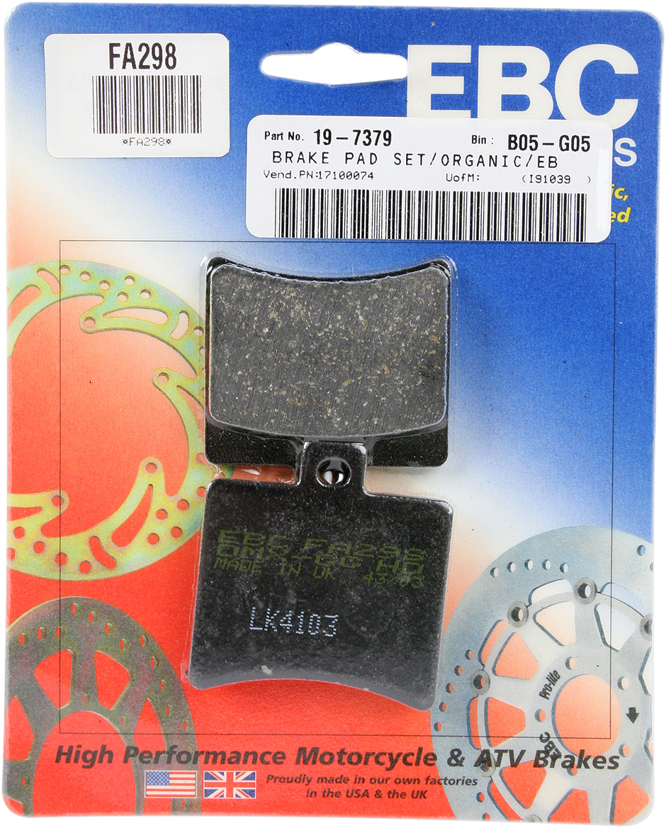 EBC Brakes Organic Brake Pads