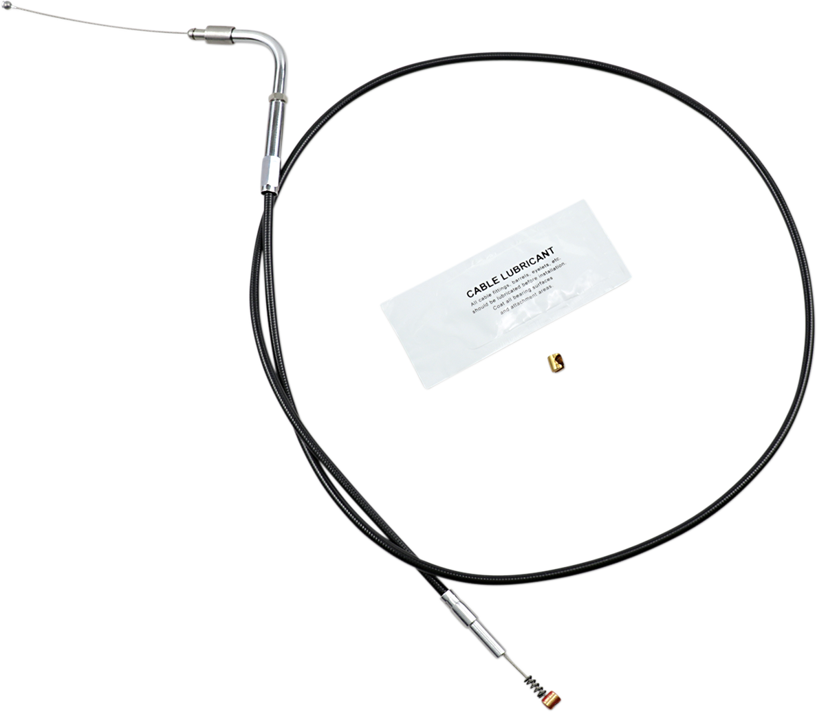 Barnett Black Vinyl Idle Cable - +6" Size - 37" Length