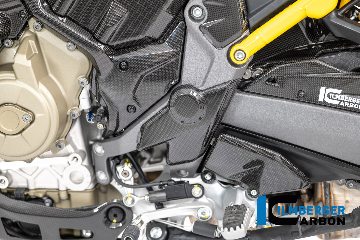 Ilmberger Carbon Sprocket Cover Carbon Glossy Ducati Multistrada V4 2025