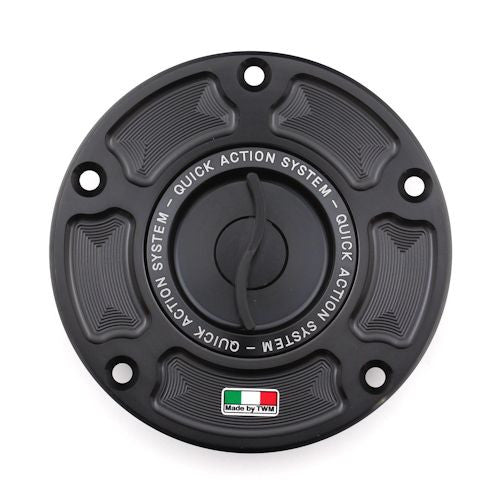 TWM Quick Action CNC Aluminum Gas Cap for Ducati - TDPR.06