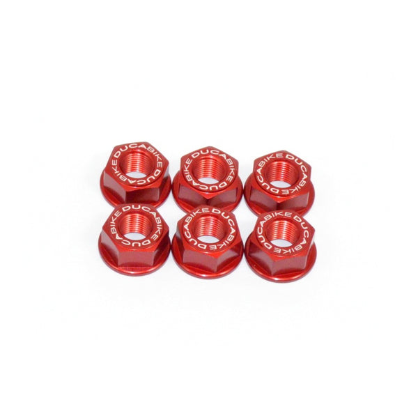 Ducabike DBK Lightweight Aluminum Sprocket Nut Set for Streetfighter V4