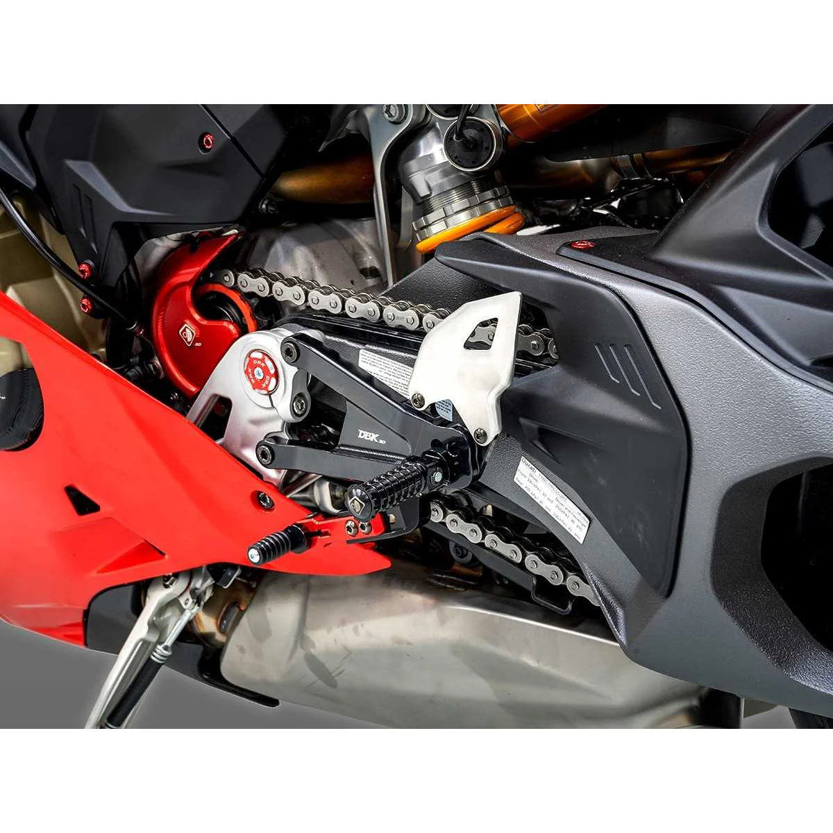 Ducabike DBK Adjustable Rearsets For Ducati Panigale V4 V4S Tricolore