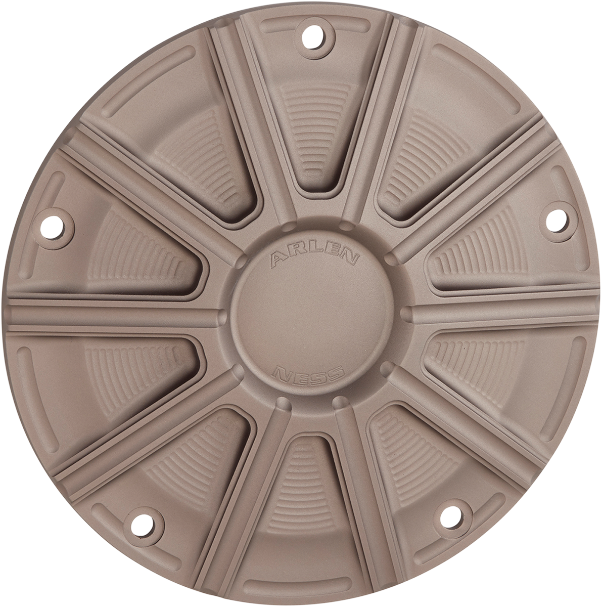 Arlen NESS 10-Gauge Derby Cover - Titanium - Big Twin