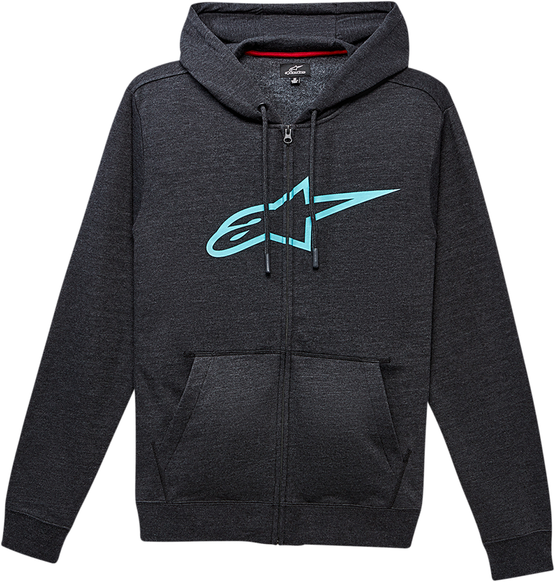 Alpinestars Ageless II Zip Hoodie - Charcoal/Turquoise - XL