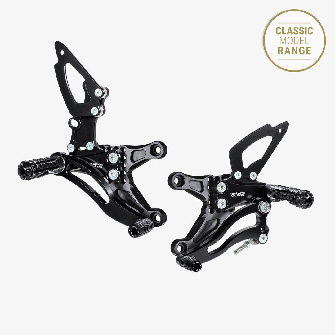 Bonamici Racing Adjustable Rearsets - Kawasaki ZX-6R