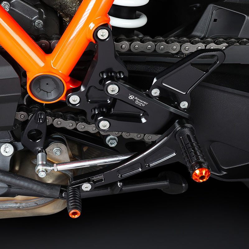 Bonamici Racing Adjustable Rearsets - KTM 1290-1390 Super Duke R
