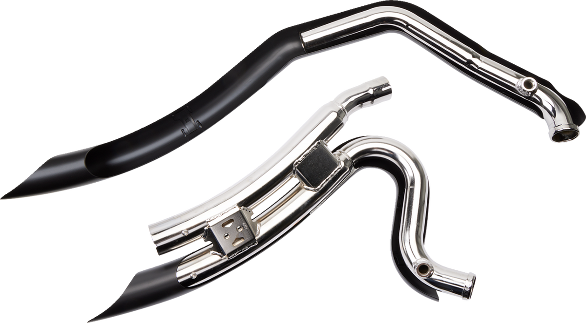 Cobra Speedster Swept Short Exhaust - Black - '06-'11 Dyna