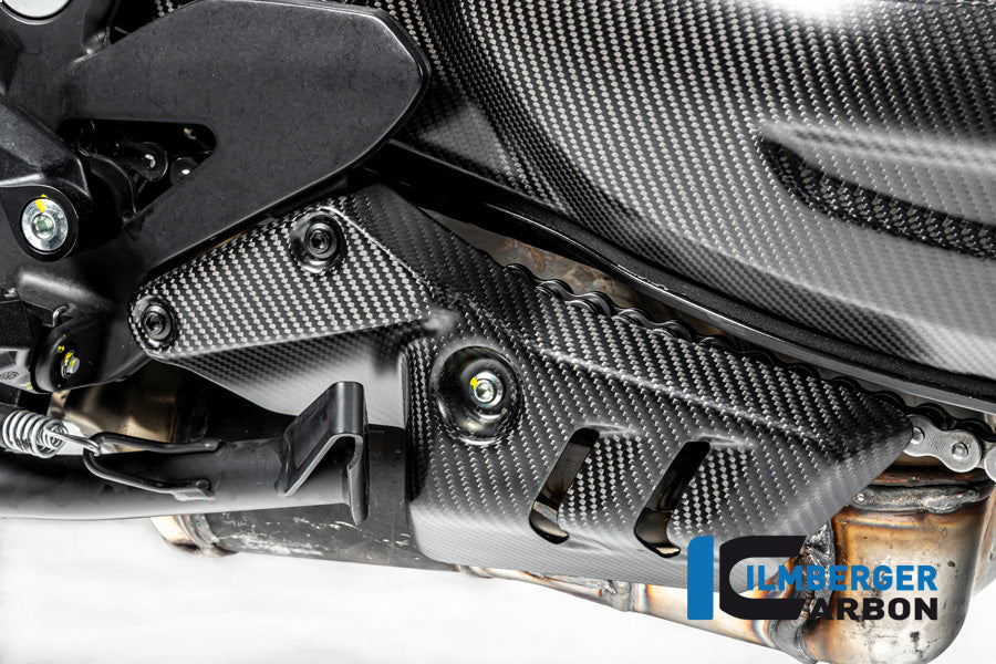 Ilmberger Carbon Exhaust Cover Left Ducati Diavel Bentley Matte