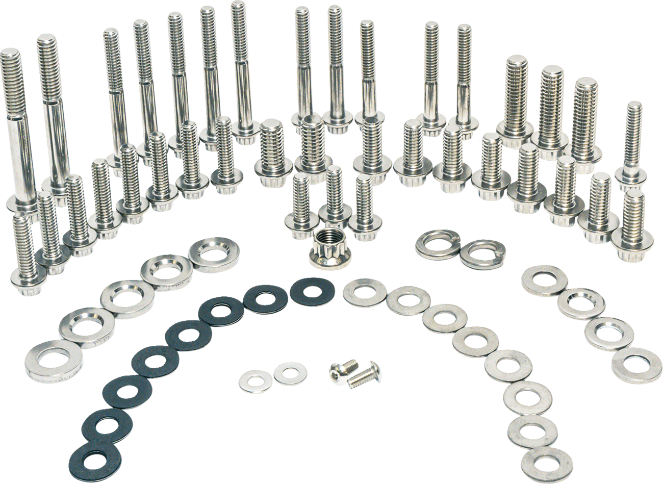 Feuling Parts Fastener Kit - External Engine - 12-Point - XL