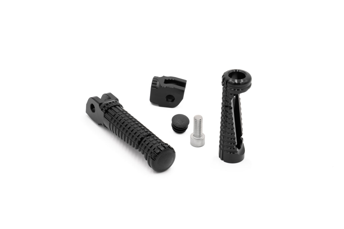 Gilles Tooling Replacement Footrests Racing, Pillion, Black