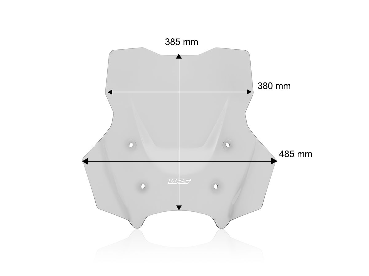 WRS WINDSCREEN TOURING PLUS WITH RADAR BMW R 1300 GS ADVENTURE 2024-2025