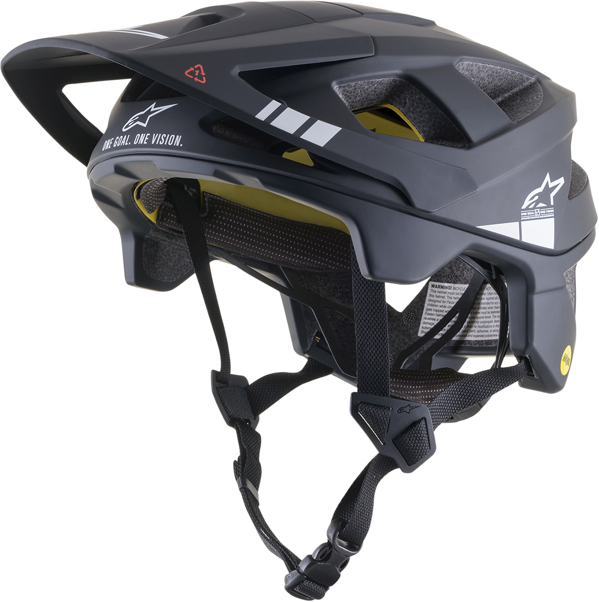 Alpinestars Vector Tech Helmet - Black/Light Gray Matte - MIPS® - Small