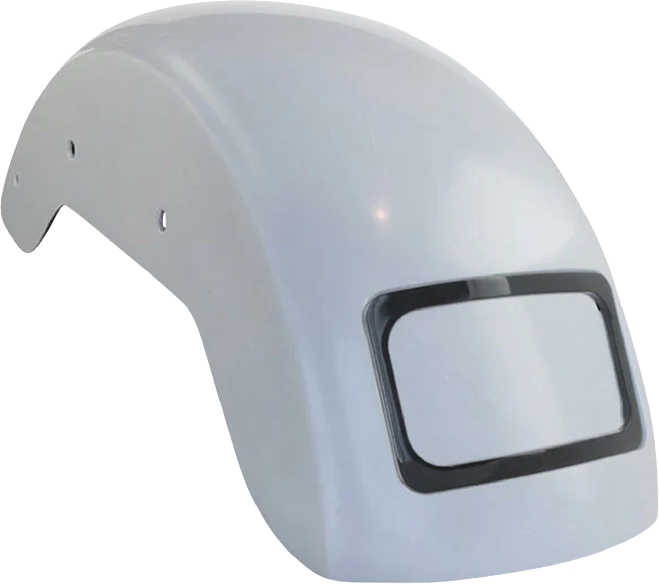 Paul Yaffe Bagger Nation The Fix Rear Fender - Black Frame Plate - HD Softail