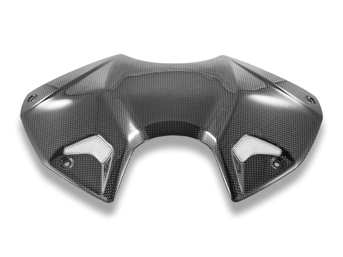 CRB132L - GLOSSY CARBON TANK COVER SF V4/S MY23 (OEM)