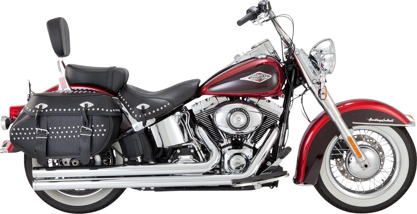 Vance & Hines Big Shots Long Exhaust System - Chrome