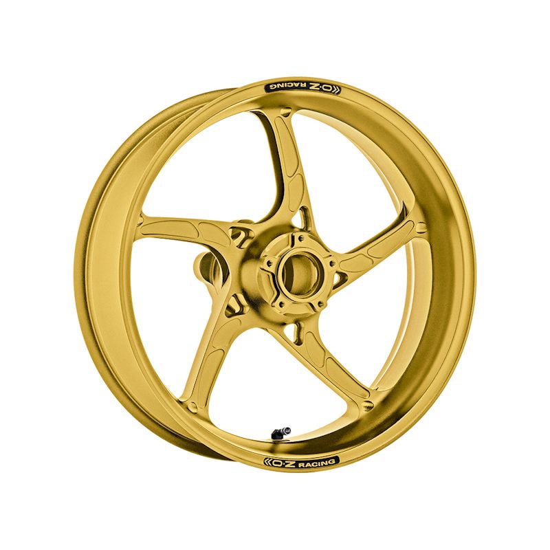 OZ Racing Piega R Forged Aluminum Wheel Set Anodized Gold for Yamaha R1 / R1S / R1M