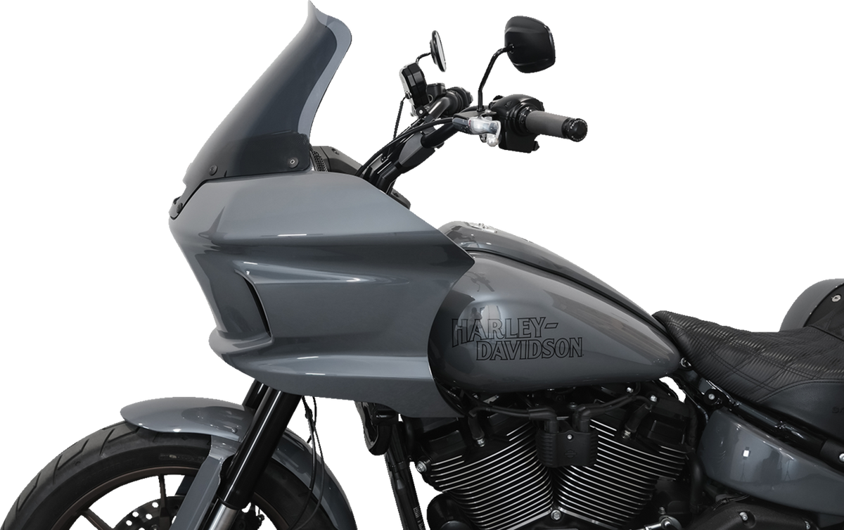 Klock Werks Flare® Windshield - 10" - Dark Smoke - FXLRST
