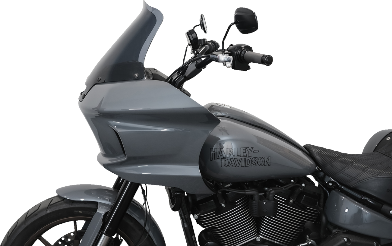 Klock Werks Flare® Windshield - 10" - Dark Smoke - FXLRST