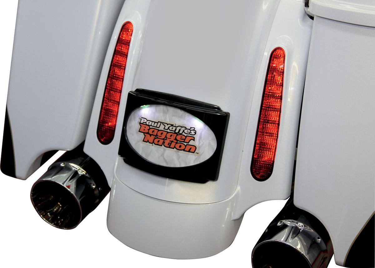 Paul Yaffe Bagger Nation License Plate Frame - CVO - Black
