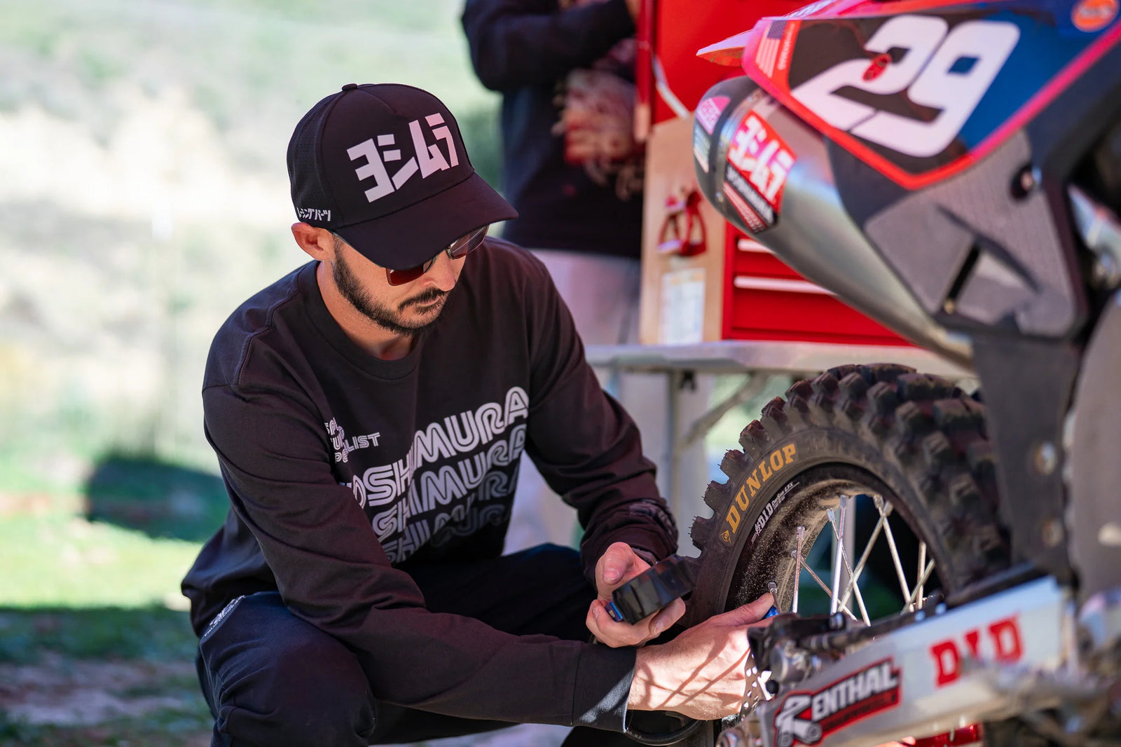 Yoshimura Shades Long Sleeve Tee Coal