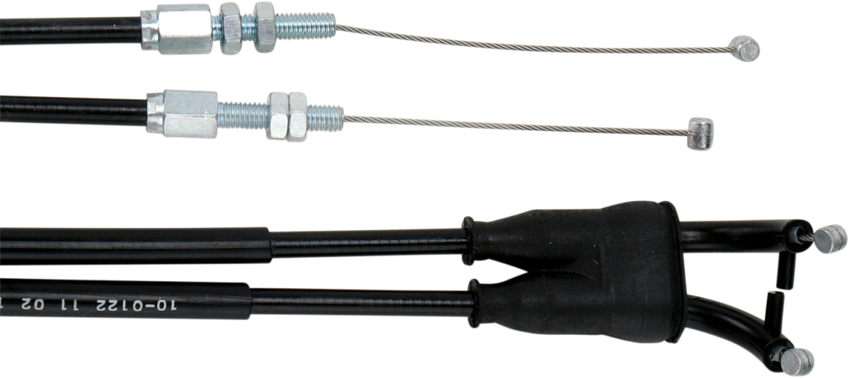 Motion Pro Black Vinyl Throttle Cable - Push/Pull - +3" - '03-'16 Husaberg/Husqvarna/KTM