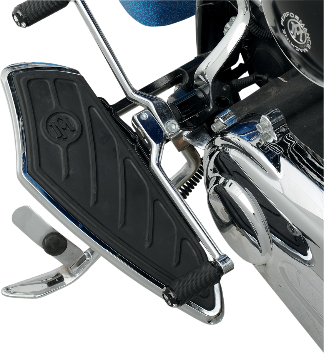 Performance Machine (PM) Contour Floorboards - Driver - Chrome