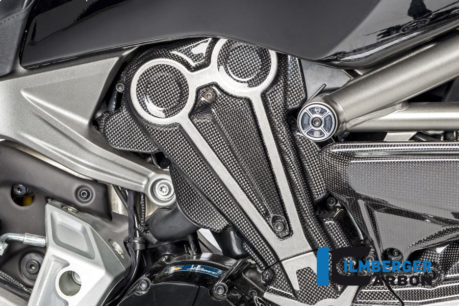 Ilmberger Carbon Air Outlet On Belt Cover Ducati XDiavel 2016 - Gloss