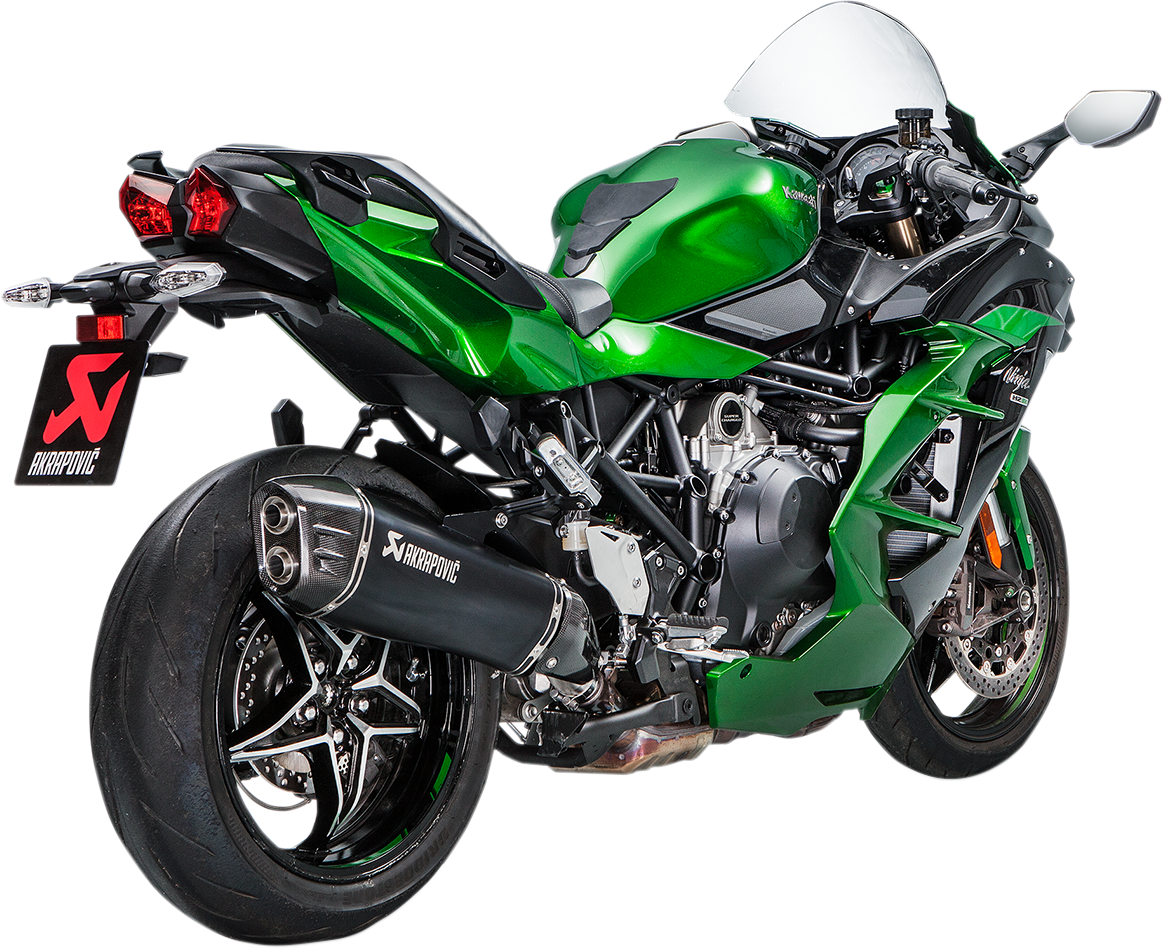 Akrapovic Black Titanium Muffler - Ninja H2 SX