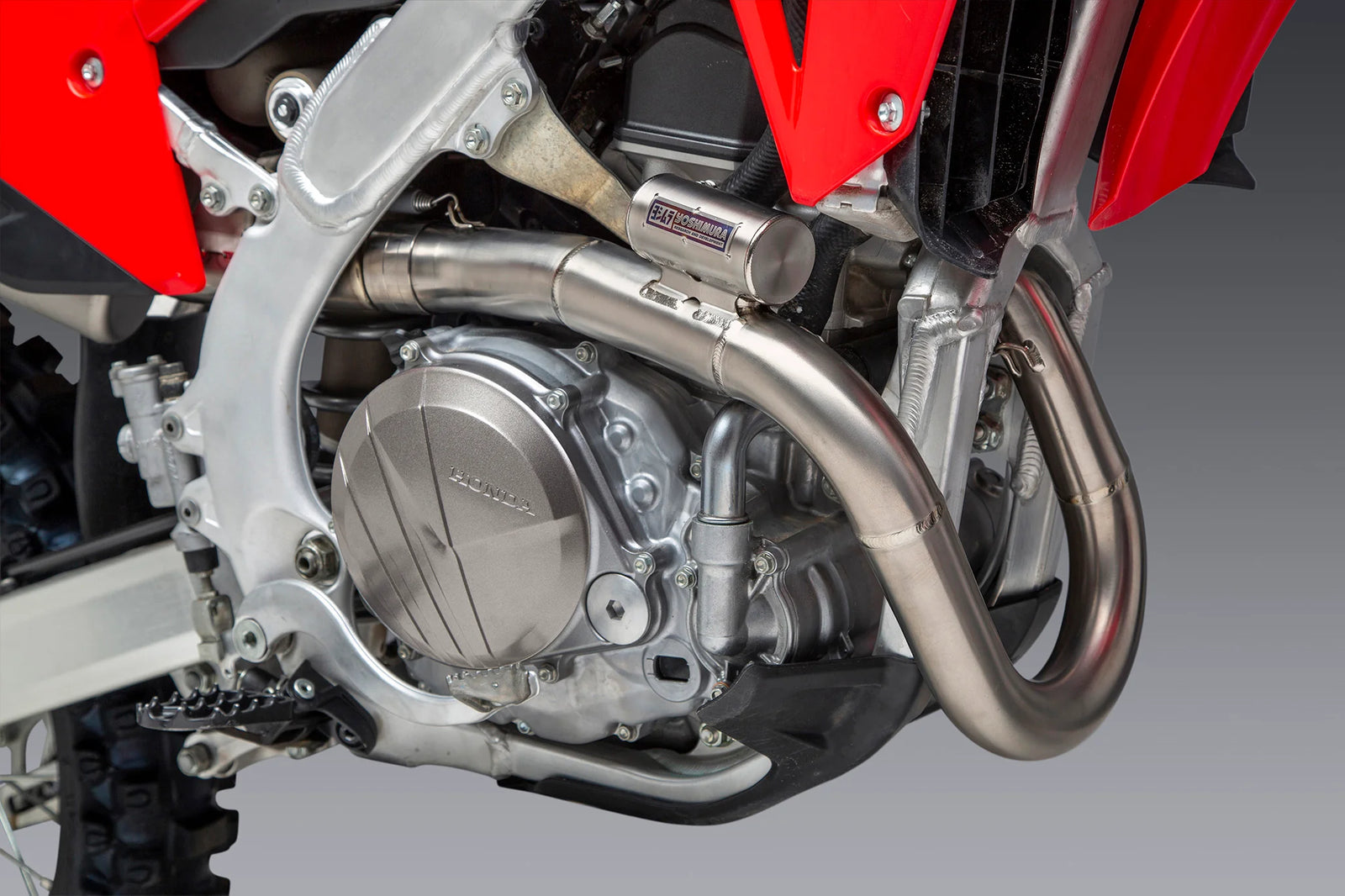 Yoshimura CRF450R/RX 2021-2024 / CRF450R-S 2023-2024 RS-12 Titanium Full Exhaust, W/ Titanium Muffler