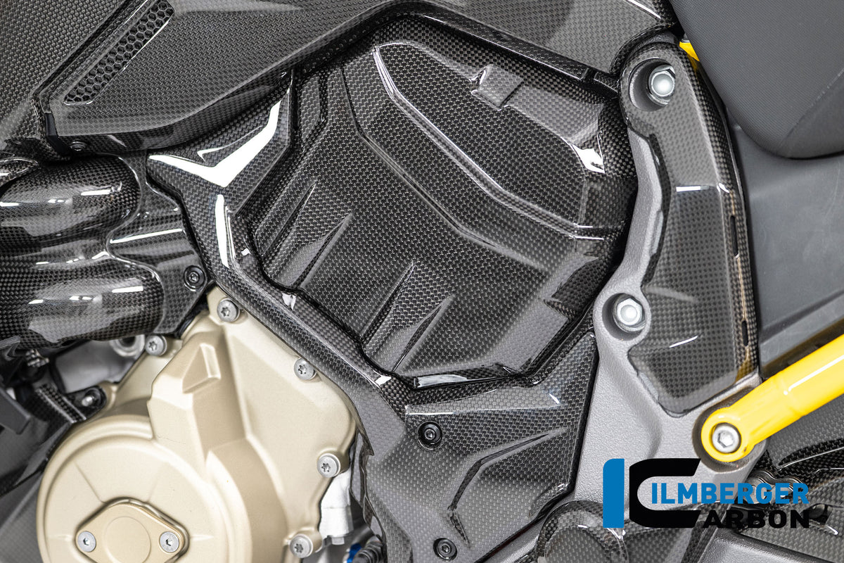 Ilmberger Carbon Cylinder Head Cover Left Carbon Glossy Ducati Multistrada V4 2025