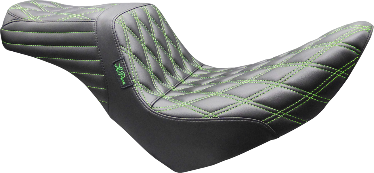 Le Pera Tailwhip Seat - Double Diamond - Green Stitch - FL/FX '18-'26