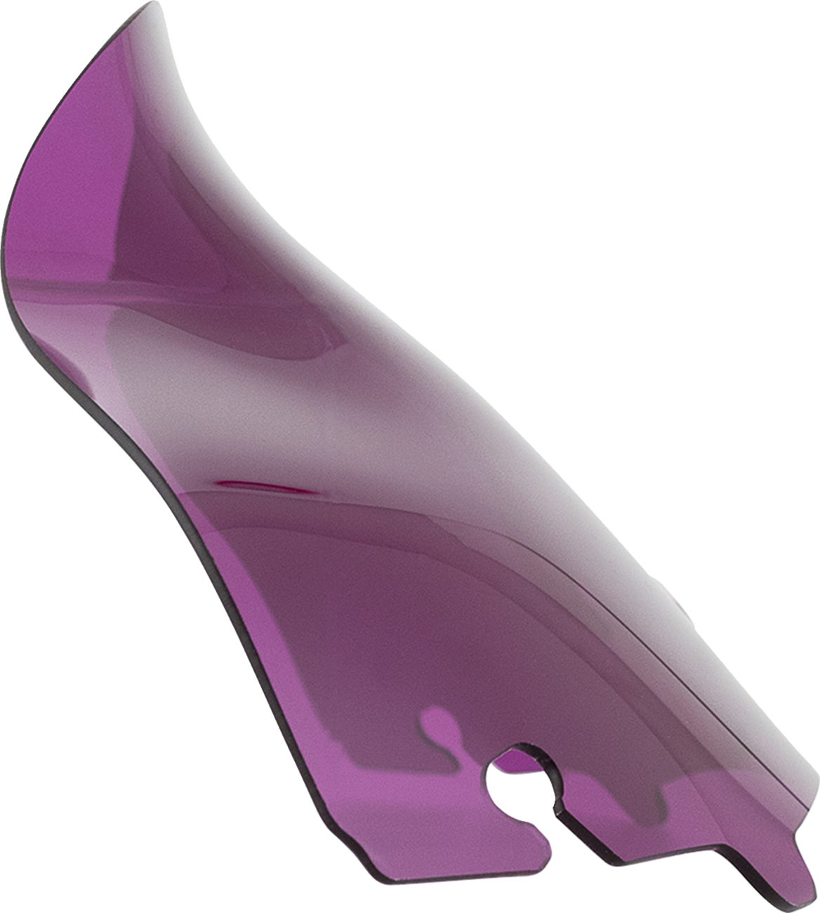 Klock Werks Kolor Flare® Windshield - 6-1/2" - Purple - '14-'25 FLH/FLHT/FLHX