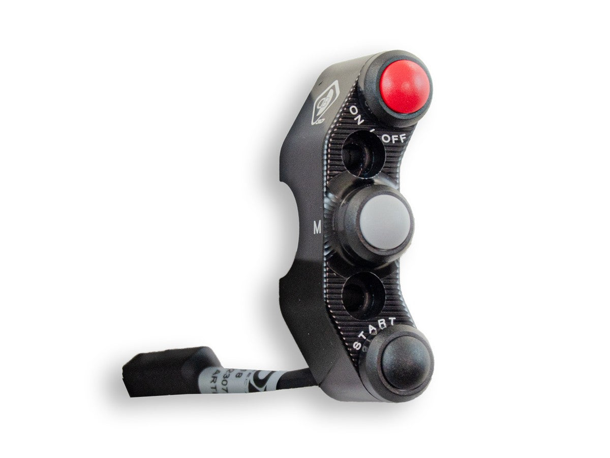 Ducabike DBK CPPI18 - BMW Brake Pump Clamp With Integrated Push Button Panel