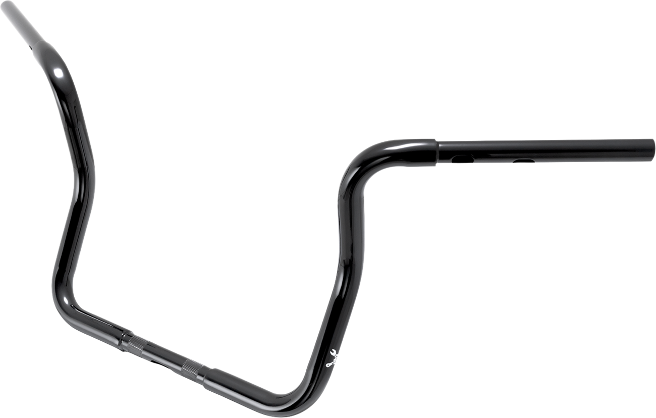 Burly Brand 1-1/4" Bagger Ape Hanger Handlebar - Touring - 13" - Black