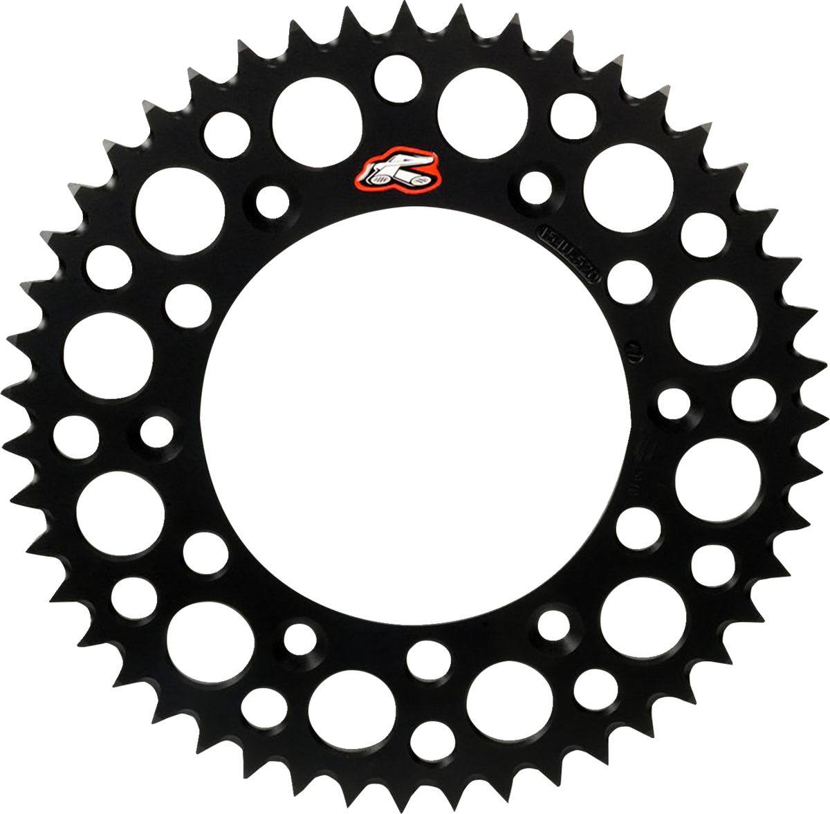 Renthal Rear Sprocket - Aluminum - 46 Tooth - Black - Gas Gas/Husqvarna/KTM