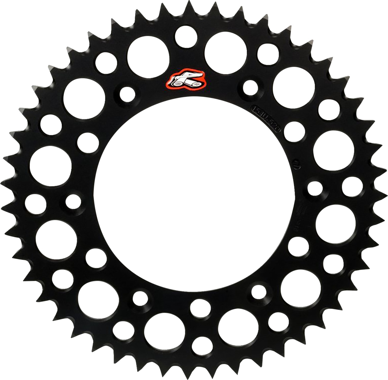 Renthal Rear Sprocket - Aluminum - 46 Tooth - Black - Gas Gas/Husqvarna/KTM