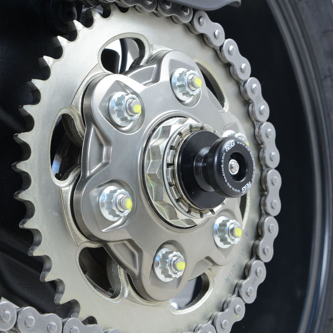R&G Racing Rear Axle Slider Swingarm Protector for Panigale 1199 1299 V4 V4S V4R