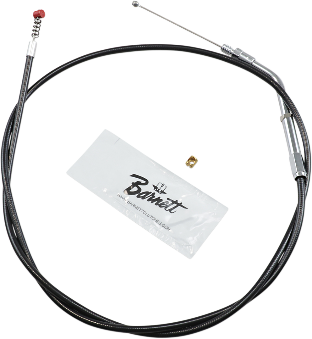 Barnett Black Vinyl Idle Cable - +6" Size - 39" Length