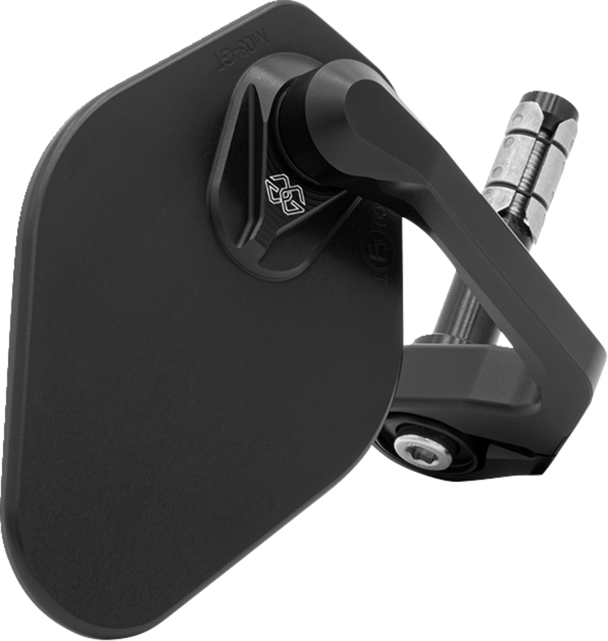 Gilles Tooling Mirror - STRATOS - Side View - Diamond - Black - Right/Left - Each