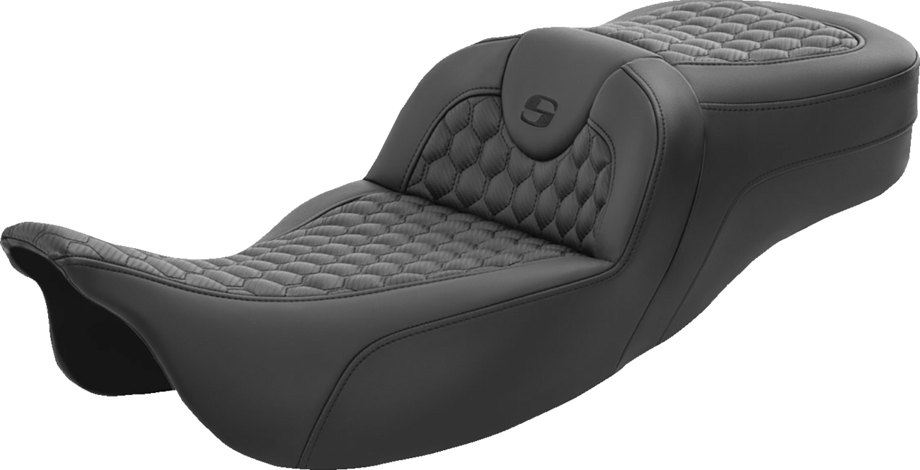 Saddlemen RoadSofa™ Seat - Honeycomb - Extended Reach - FL '08-'24