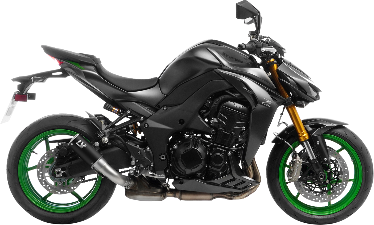 LeoVince LV-Corsa Slip-On Muffler - Black Edition - Z1000/1100
