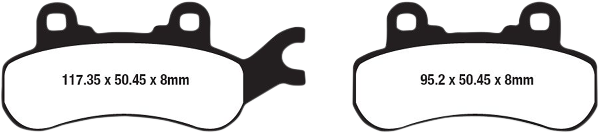 EBC Brakes Sintered "R" Brake Pads