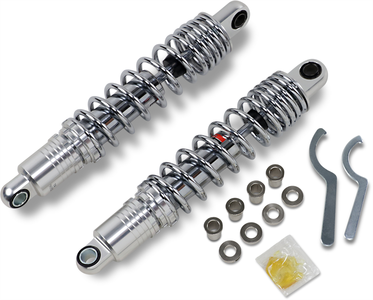 Drag Specialties Shocks Premium Ride-Height Adjustable Shocks - 13.5" - Standard - Chrome