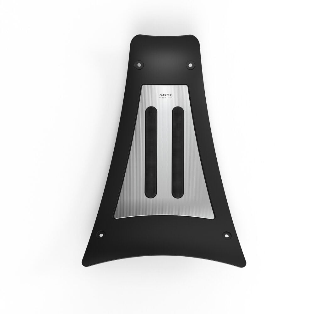 Rizoma Foot Board Tunnel Cover - silver