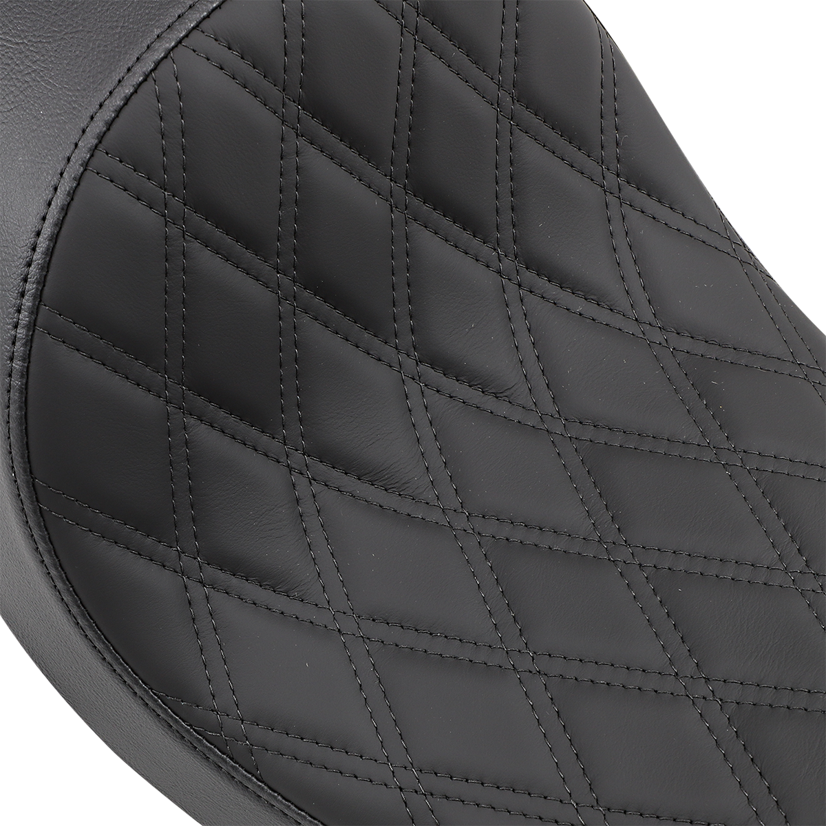 Drag Specialties Seats 3/4 Solo Seat - Low - Diamond Stitch - FXD/FLD '06-'17