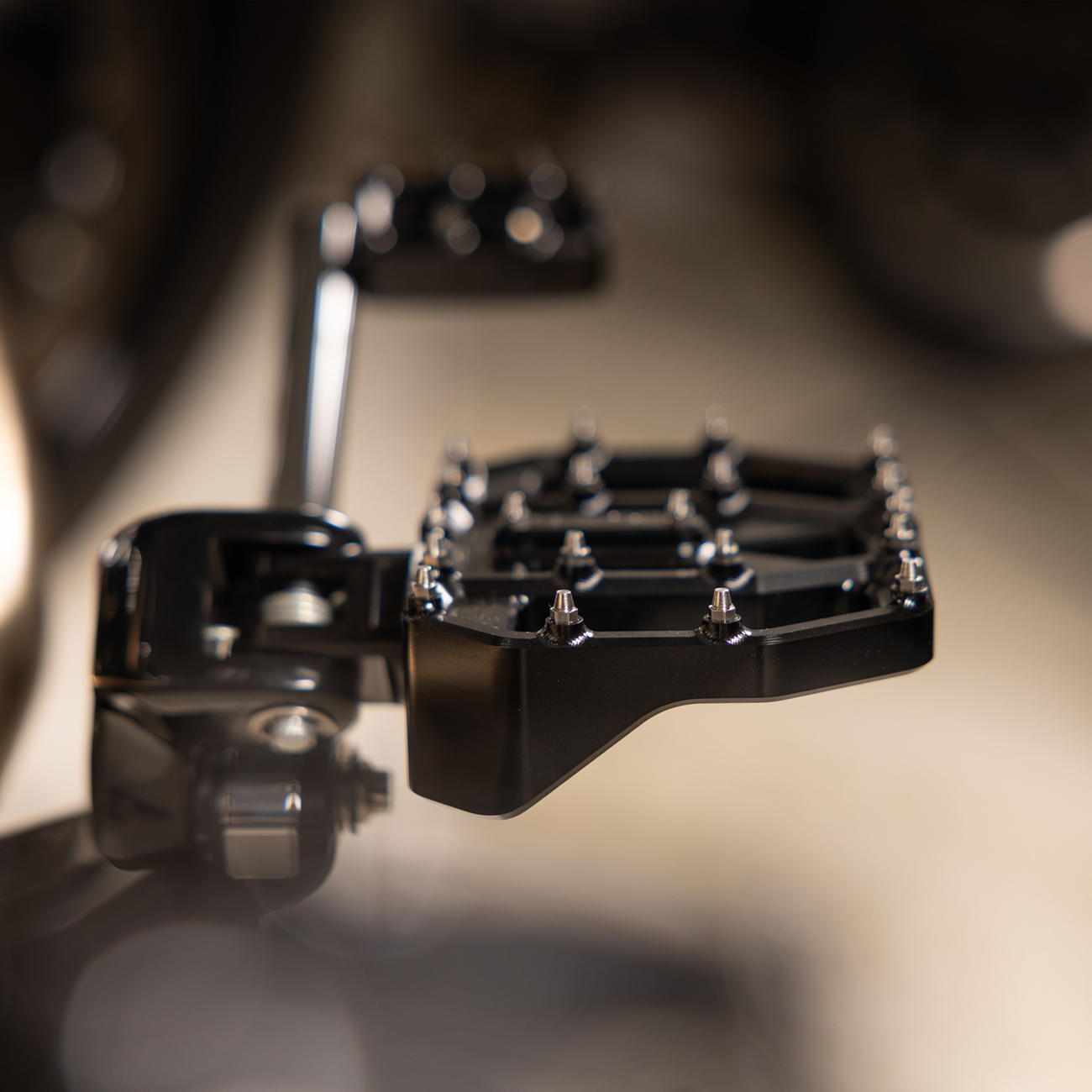 Thrashin Supply CO. Mini Aggressor Floorboards - Black - Rear