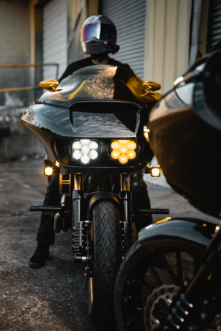 Custom Dynamics Headlight/Fog Light - Shark Demon® - Road Glide