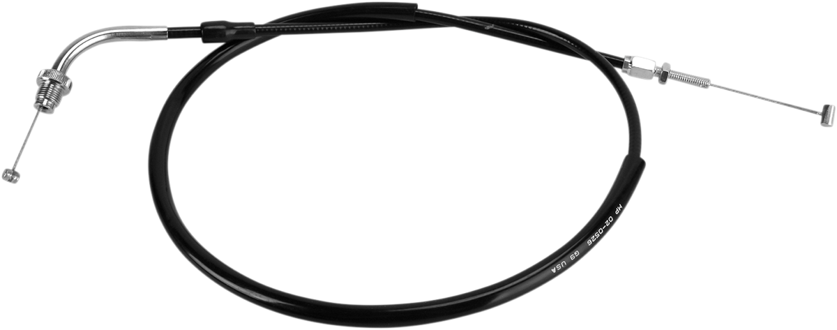 Motion Pro Black Vinyl Throttle Cable - Push - '01-'07 VT750DC